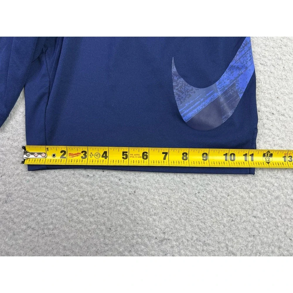 Nike Dri-FIT‎ Shorts Boys XL Navy Blue Athletic Training Basketball Swoosh Logo